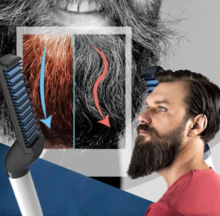 Electric Mens beard Hair Straightener