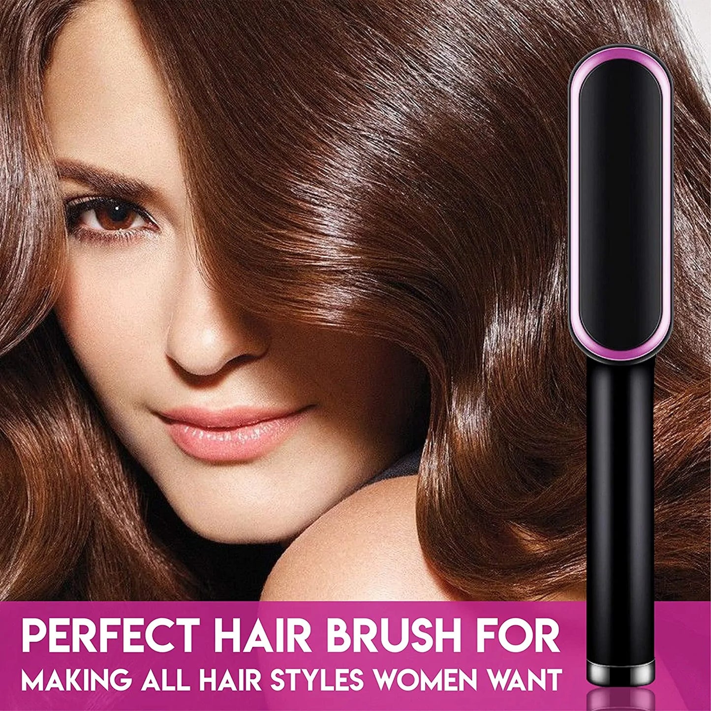 Styling brush Hair Straightener