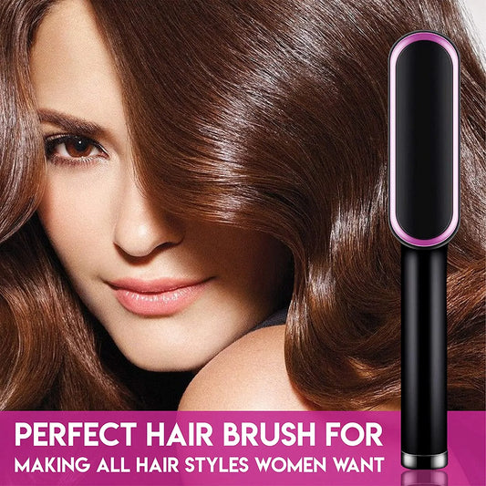 Styling brush Hair Straightener