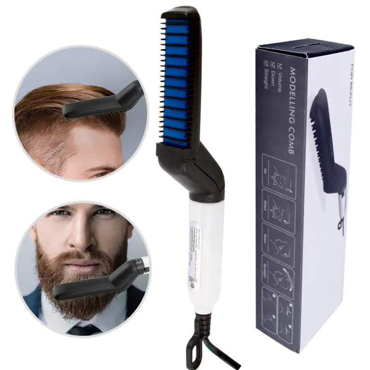 Electric Mens beard Hair Straightener